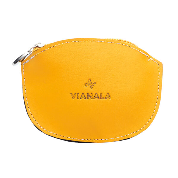 Monedero de piel Tula amarillo